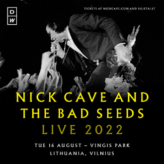 Australų muzikos legenda Nickas Cave ir jo blogio sėklos kitais metais koncertuos Vilniuje